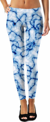 Blue Vein Ice Women's Leggings