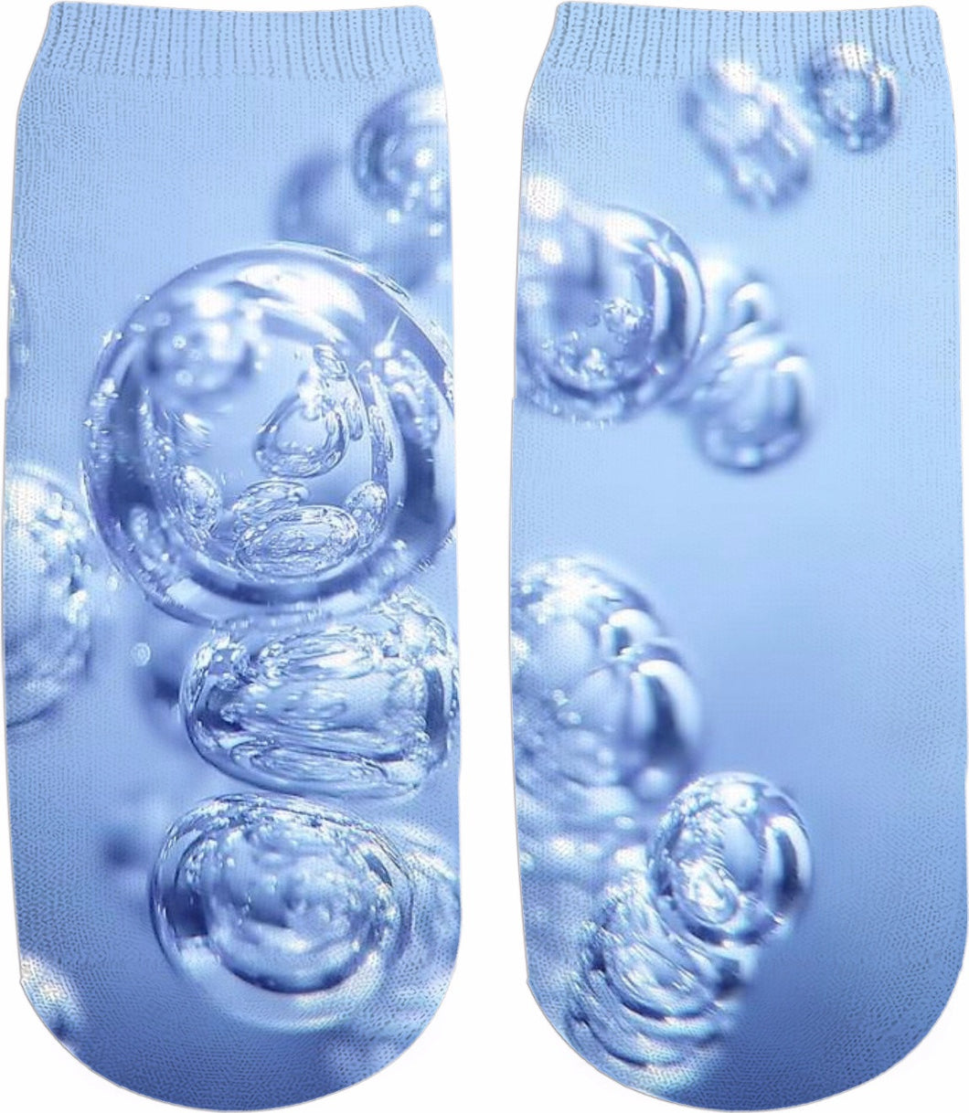 Water Bubbles Ankle Socks