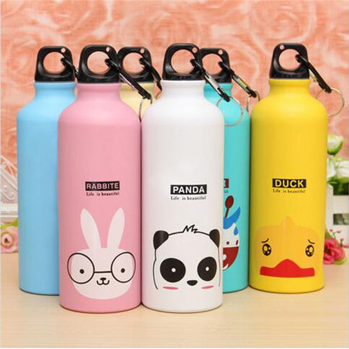 Aluminum Animal Character Water Bottle